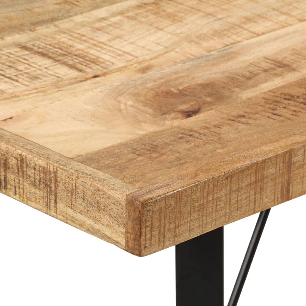 Barbord 110x55x107 cm heltre mango og jern vidaXL