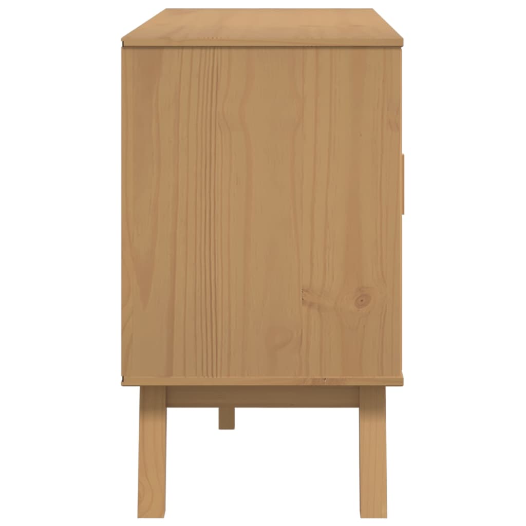 Skjenk OLDEN brun 114x43x73,5cm heltre furu