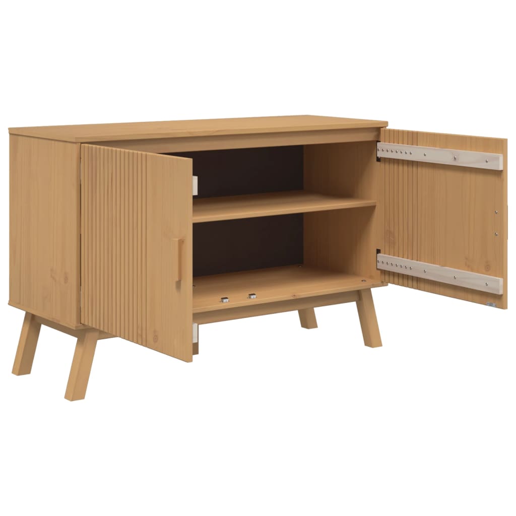 Skjenk OLDEN brun 114x43x73,5cm heltre furu