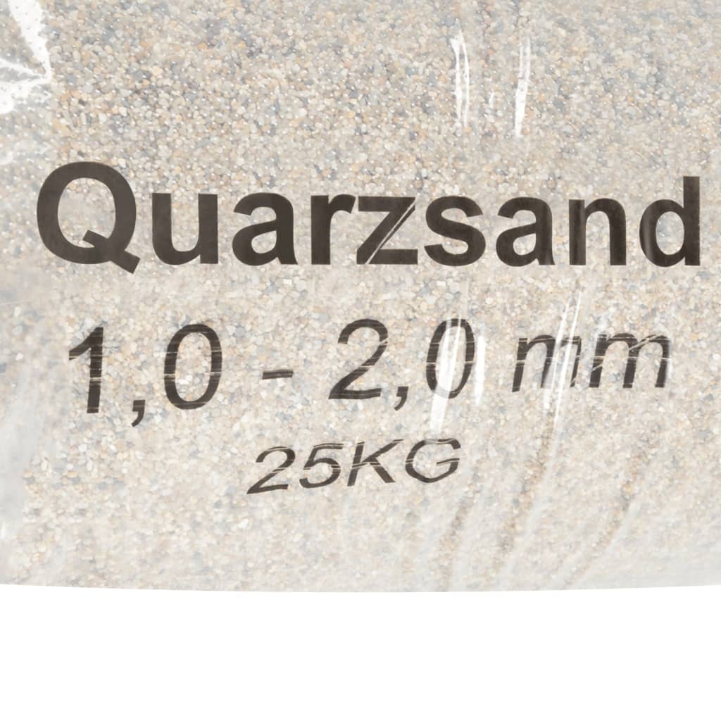 Filtersand 25 kg 1,0 - 2,0 mm