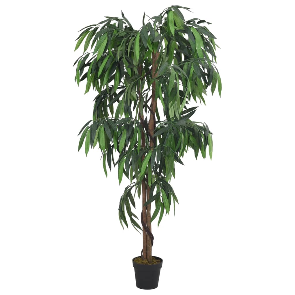 Kunstig mangotre 450 blader 120 cm grønn