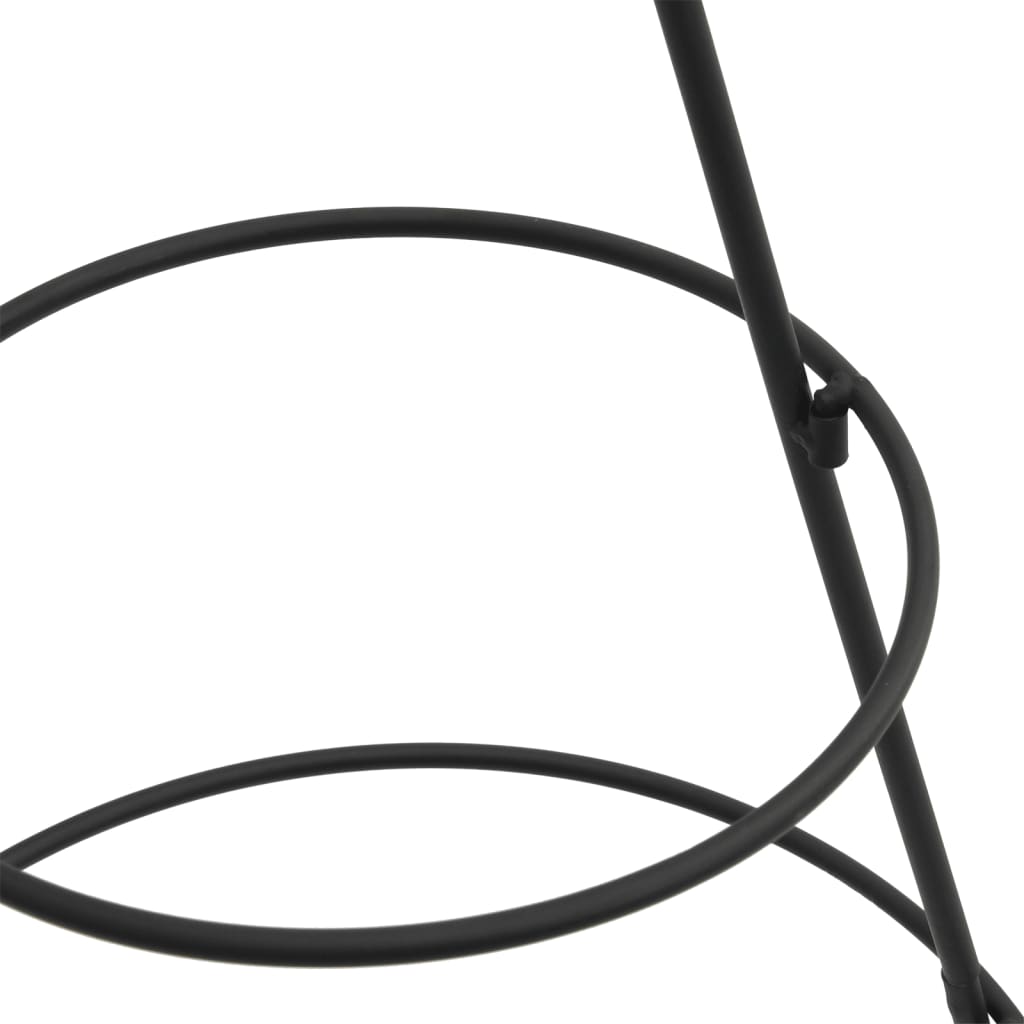 Juletre til dekorasjon metall svart 60 cm