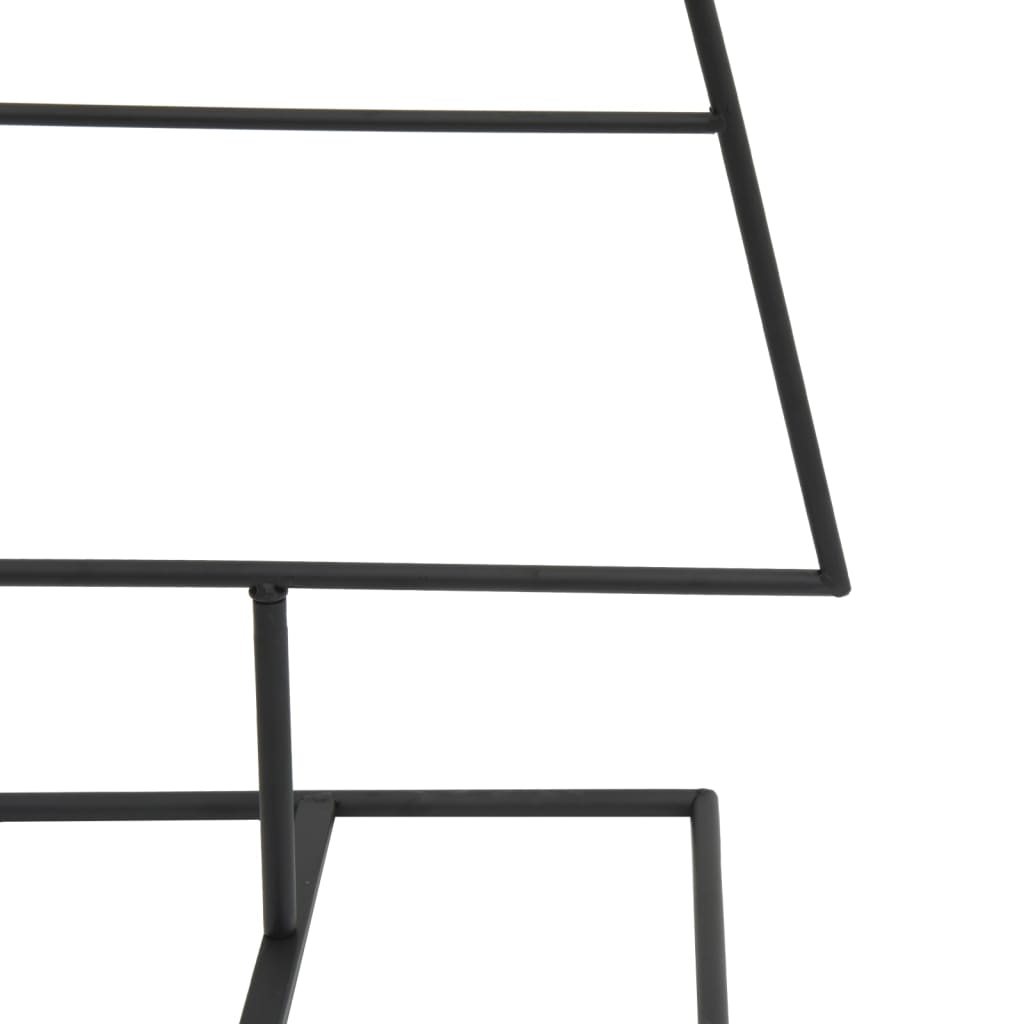 Juletre til dekorasjon metall svart 90 cm