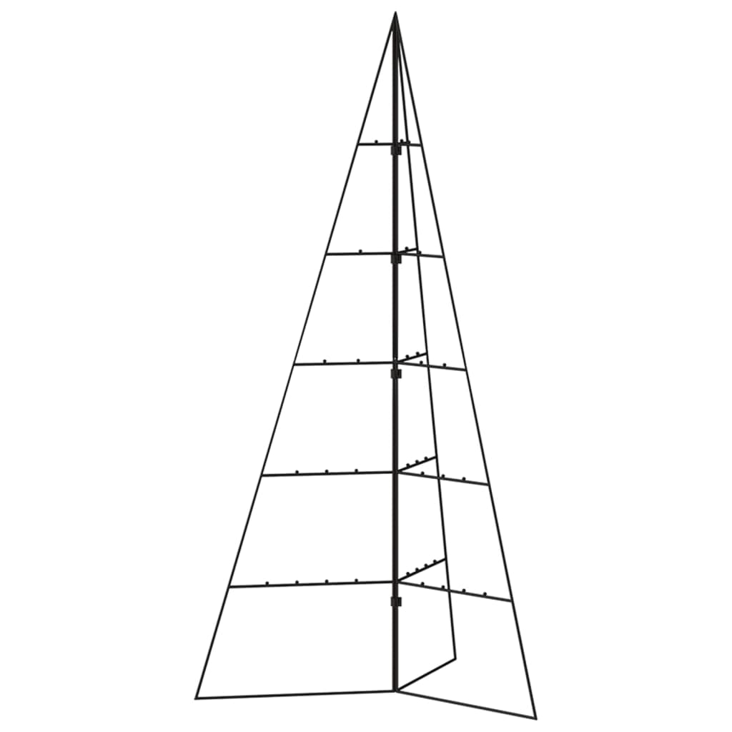 Juletre til dekorasjon metall svart 100 cm