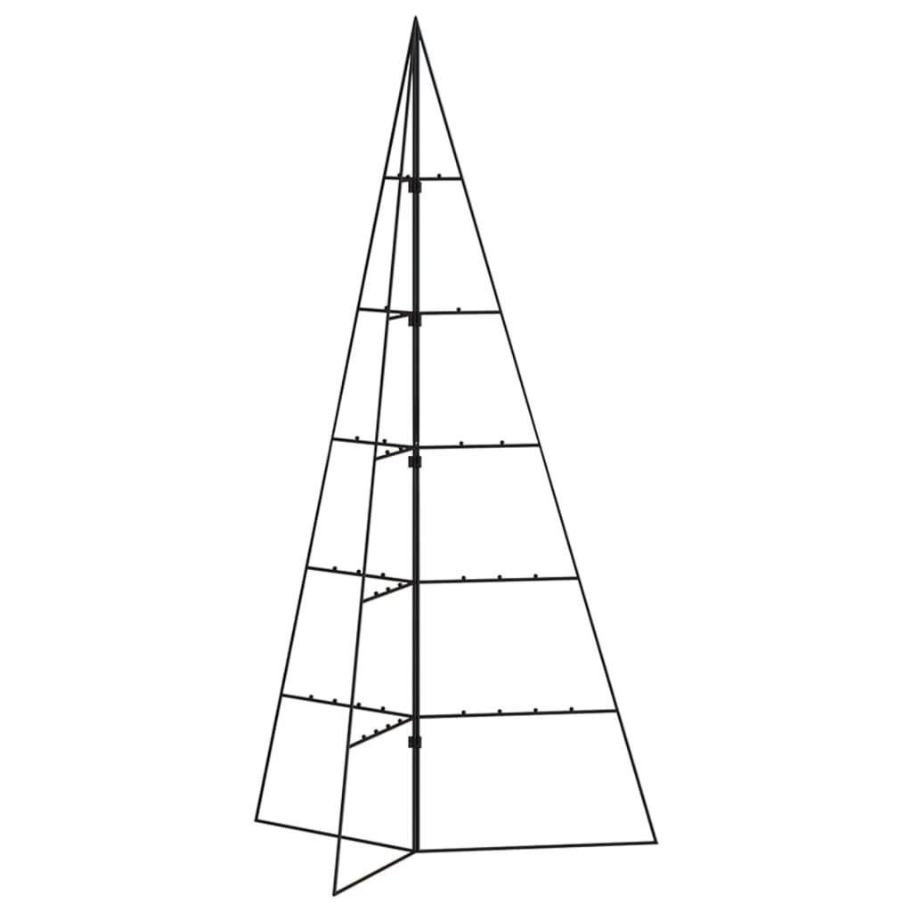 Juletre til dekorasjon metall svart 100 cm