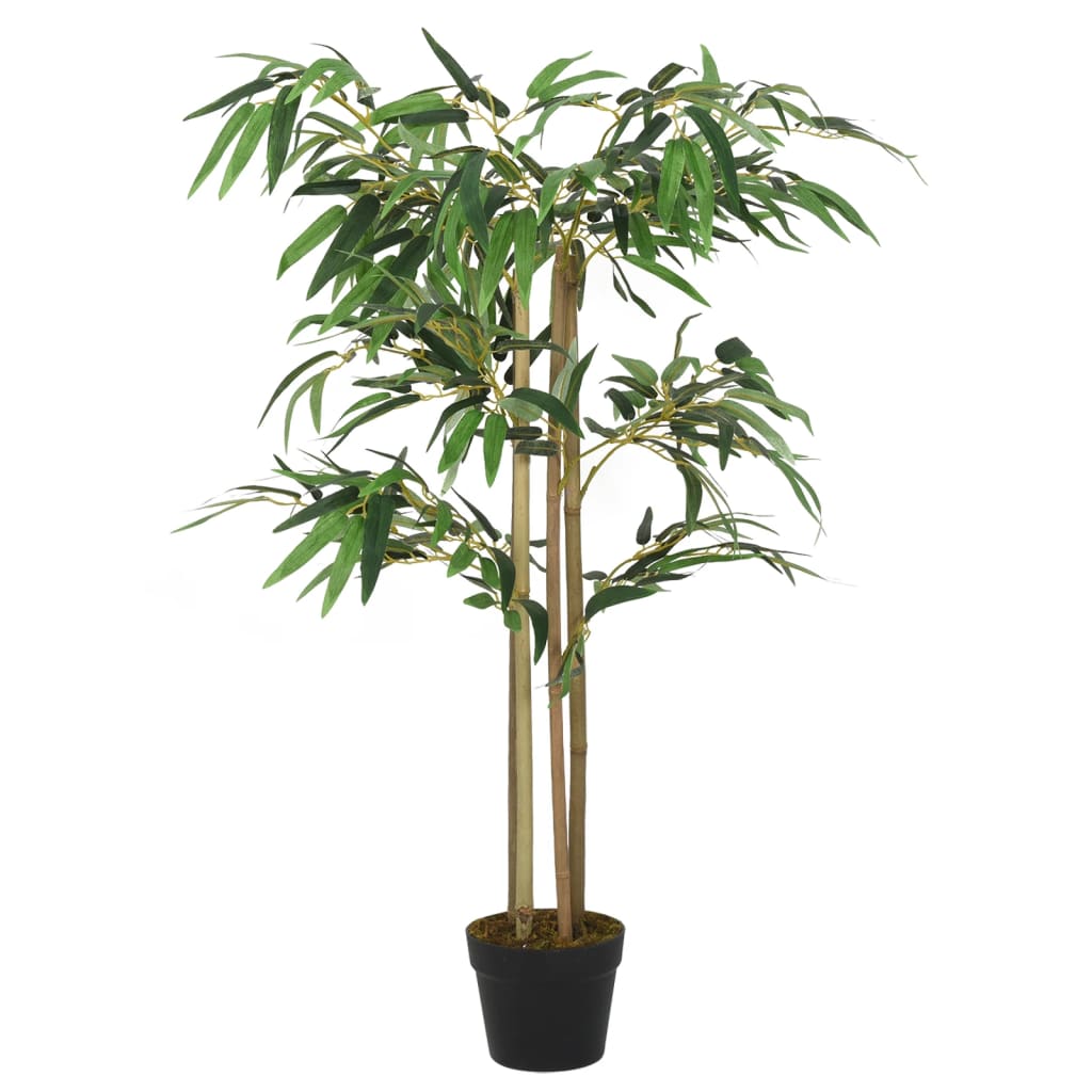 Kunstig bambustre 380 blader 80 cm grønn