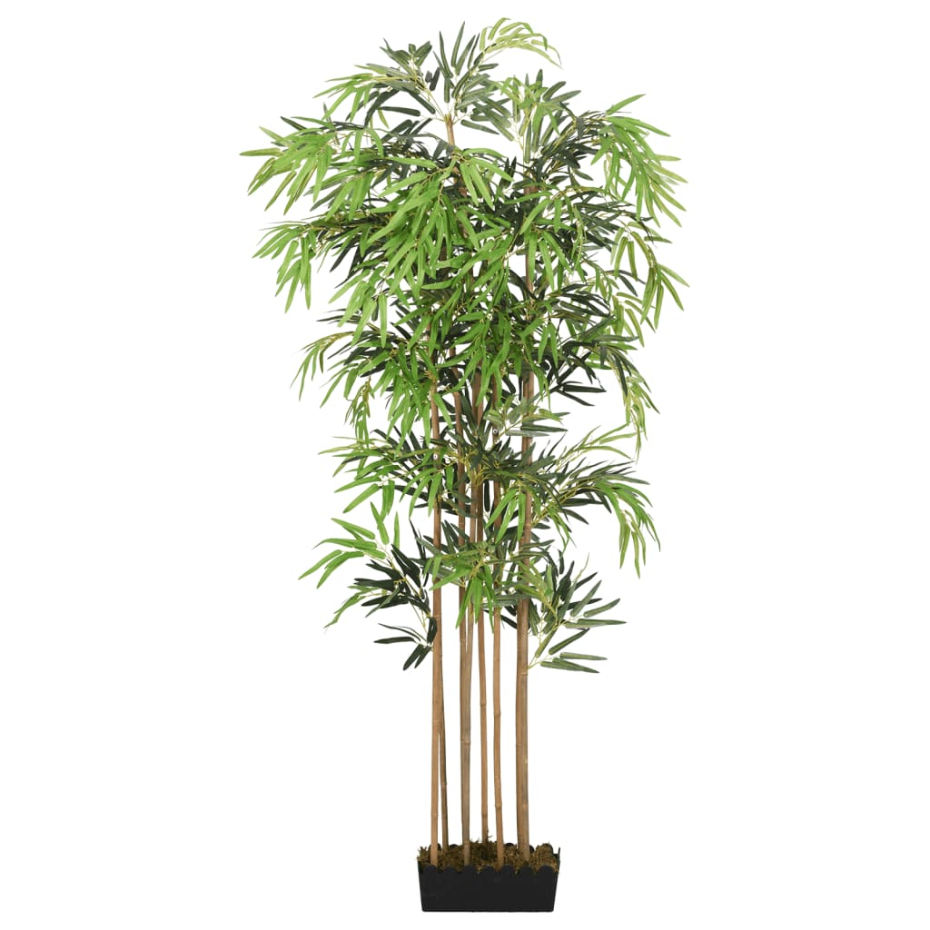 Kunstig bambustre 1095 blader 150 cm grønn