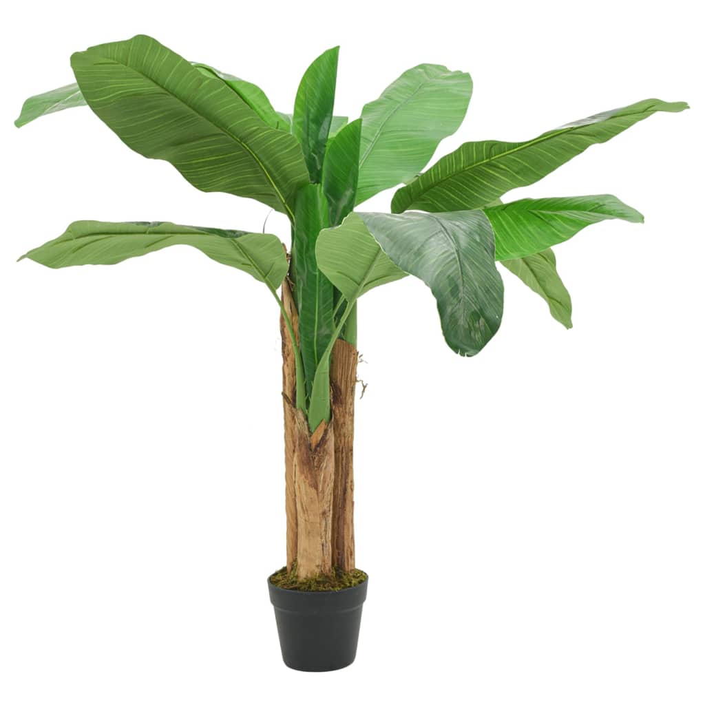 Kunstig banantre 9 blader 120 cm grønn