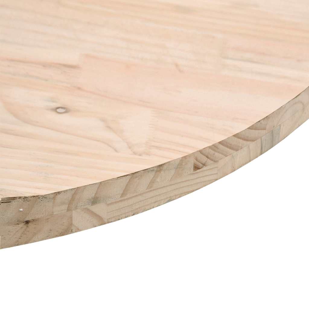 Bordplate rund Ø40x3 cm heltre furu