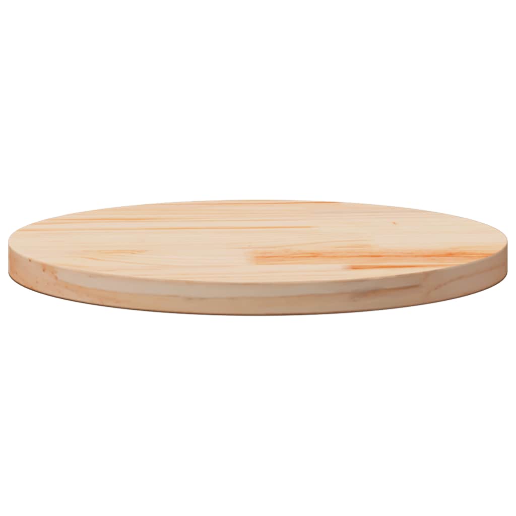 Bordplate rund Ø50x3 cm heltre furu