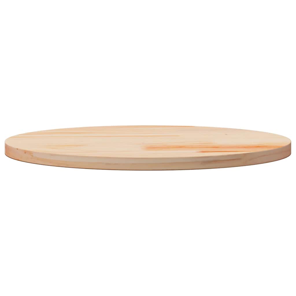 Bordplate rund Ø60x3 cm heltre furu