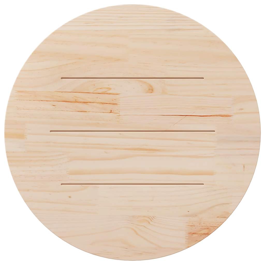 Bordplate rund Ø90x3 cm heltre furu