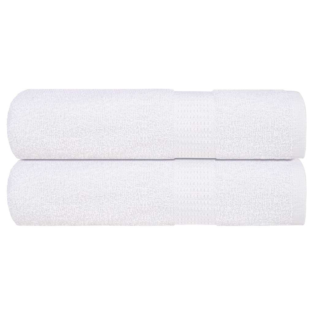 Dusjhåndklær FROGN 2 stk hvit 70x140 cm 360 gsm