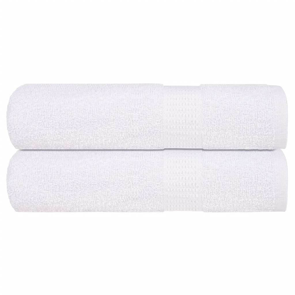 Badehåndklær FROGN 2 stk hvit 100x150 cm 360 gsm