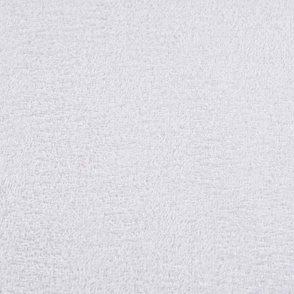 Badstuhåndklær FROGN 4 stk hvit 80x200 cm 360 gsm