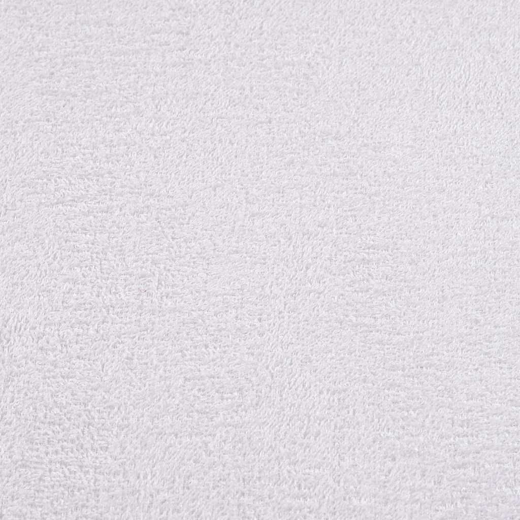 Badstuhåndklær FROGN 10 stk hvit 80x200 cm 360 gsm