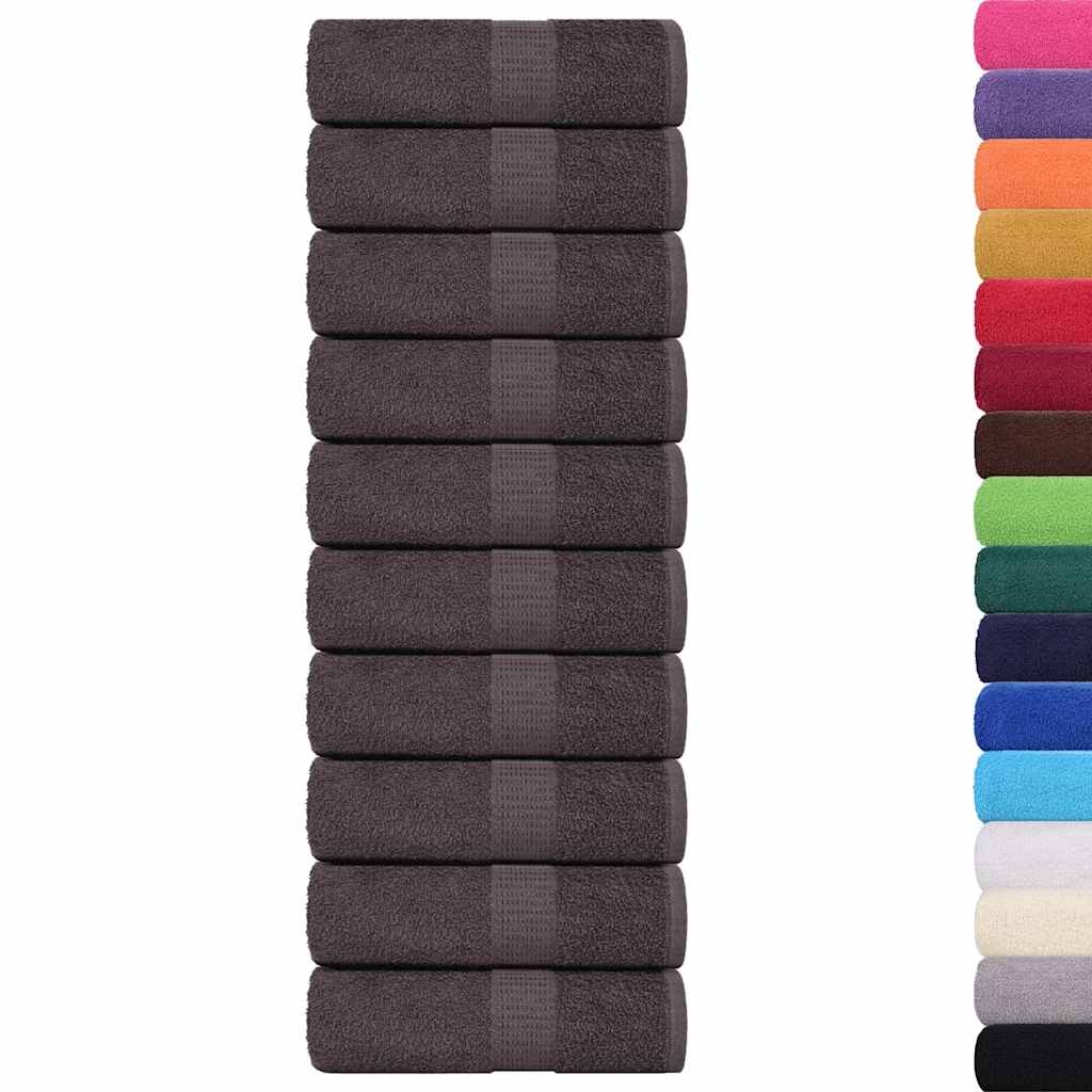 Vaskehåndklær FROGN 50 stk antrasitt 30x30 cm 360 gsm