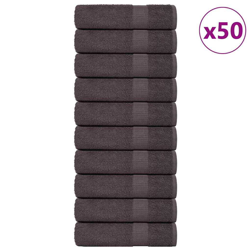 Håndklær FROGN 50 stk antrasitt 50x100 cm 360 gsm