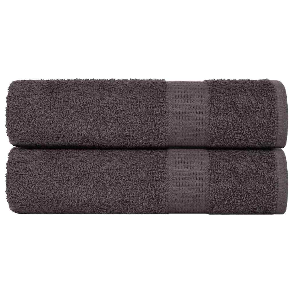 Badehåndklær FROGN 2 stk antrasitt 100x150 cm 360 gsm