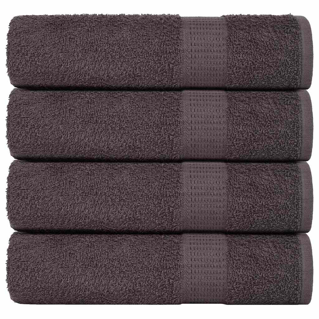 Badehåndklær FROGN 4 stk antrasitt 100x150 cm 360 gsm
