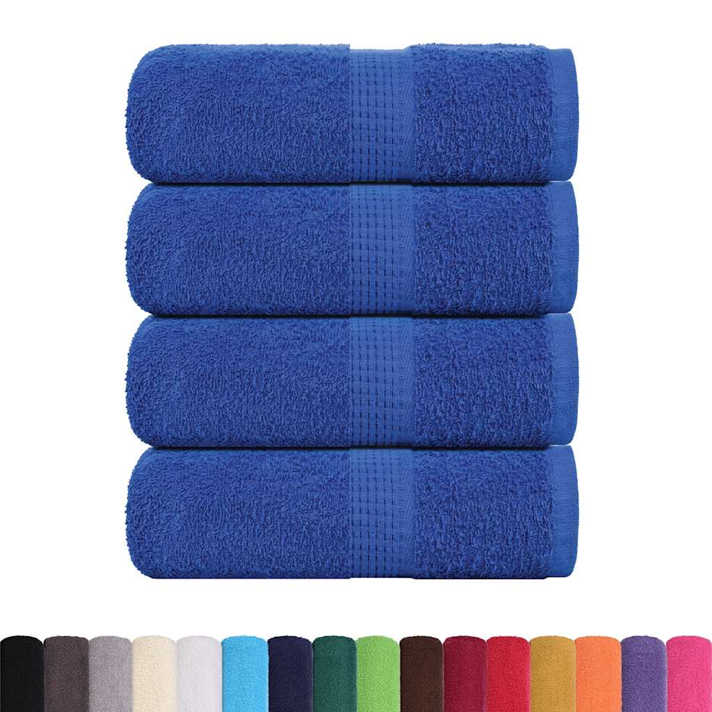 Vaskehåndklær FROGN 4 stk blå 30x30 cm 360 gsm