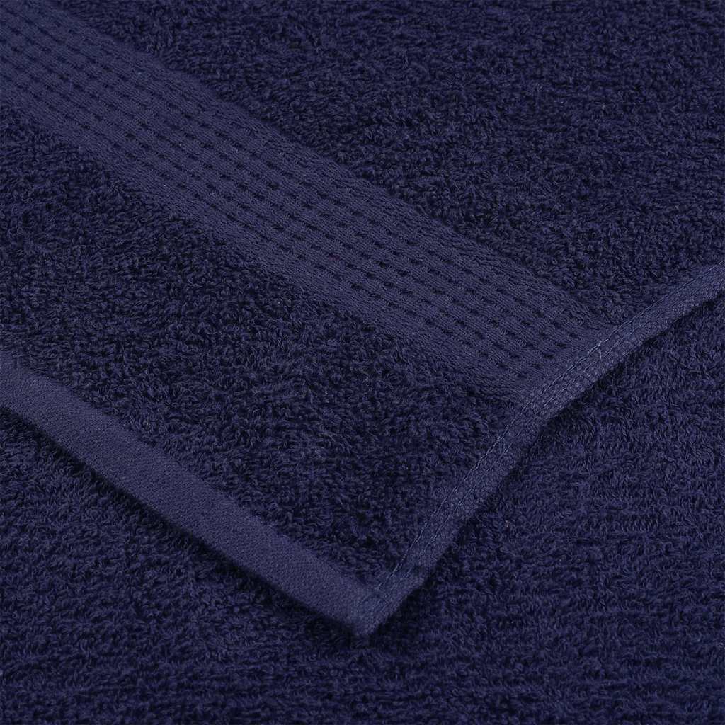 Vaskehåndklær FROGN 4 stk marineblå 30x30 cm 360 gsm