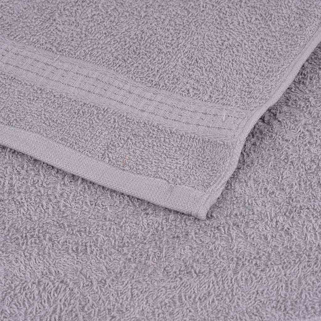 Håndklær FROGN 2 stk grå 50x100 cm 360 gsm