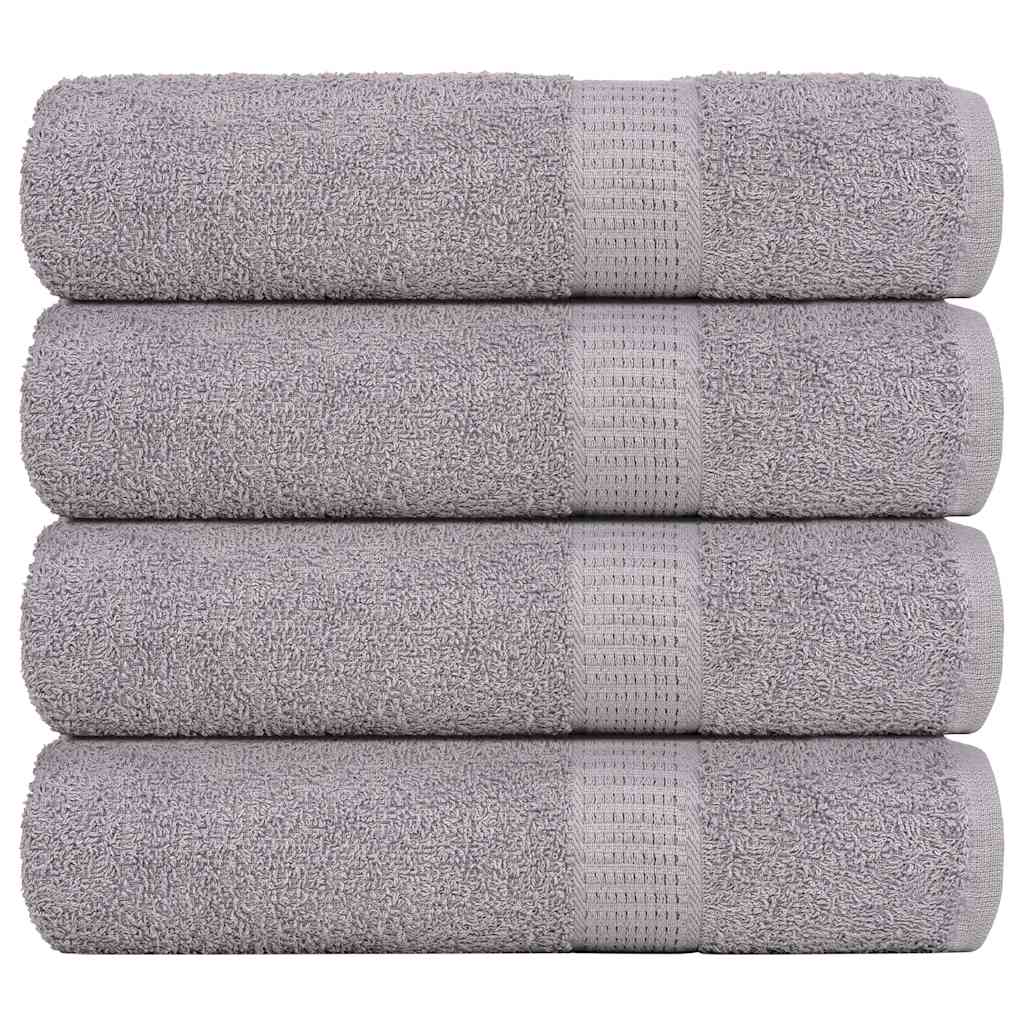 Dusjhåndklær FROGN 4 stk grå 70x140 cm 360 gsm