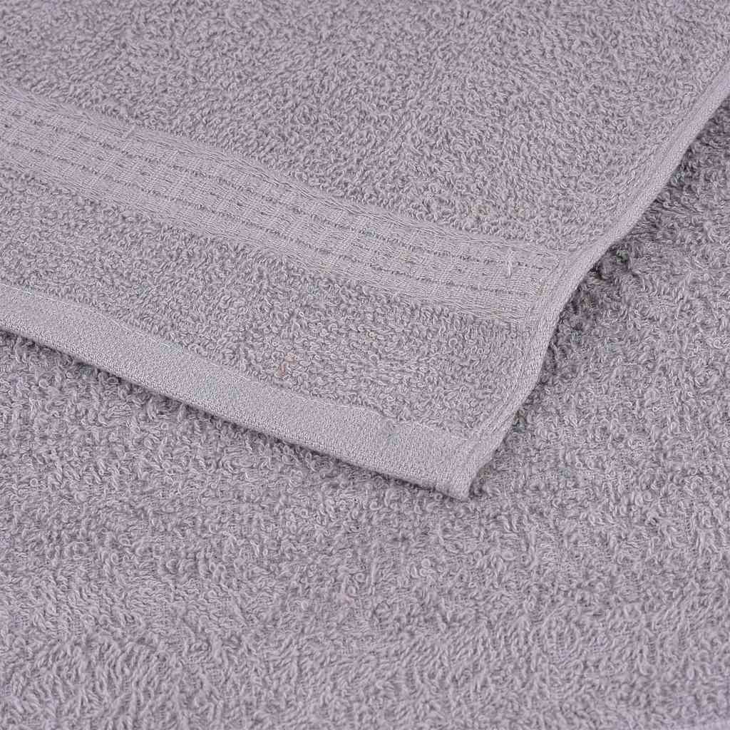 Badehåndklær FROGN 10 stk grå 100x150 cm 360 gsm