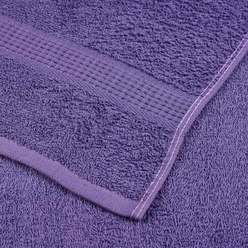 Håndklær FROGN 10 stk lilla 50x100 cm 360 gsm