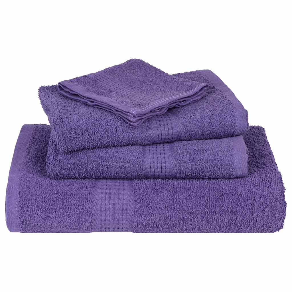 Badehåndklær FROGN 10 stk lilla 100x150 cm 360 gsm