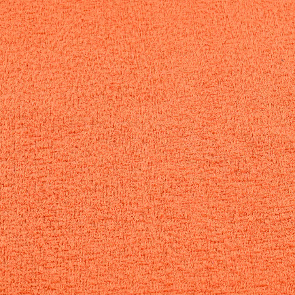 Badehåndklær FROGN 10 stk oransje 100x150 cm 360 gsm vidaXL