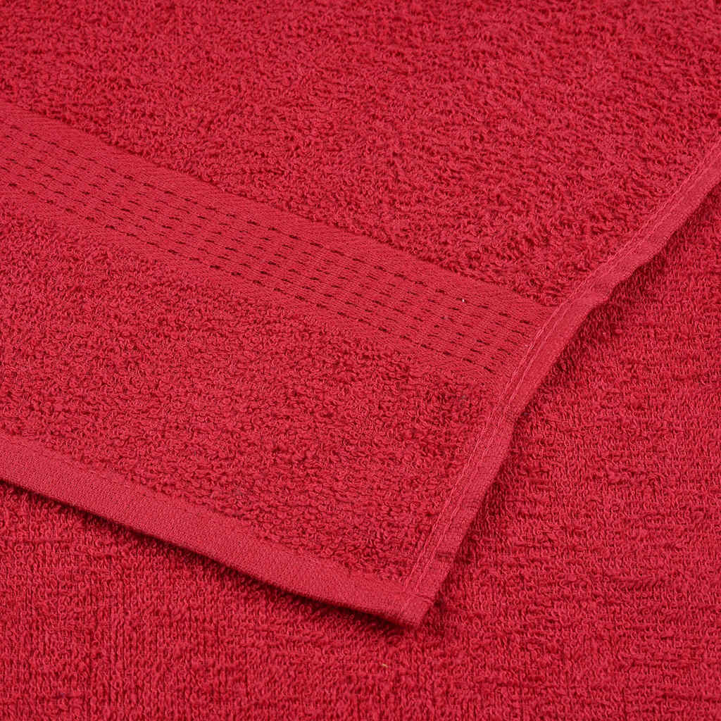 Badehåndklær FROGN 2 stk rød 100x150 cm 360 gsm