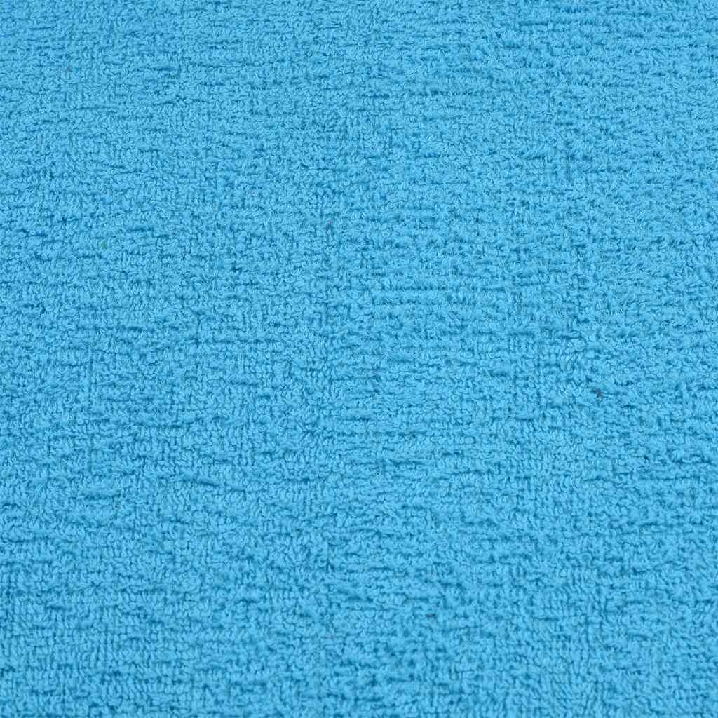 Gjestehåndklær FROGN 10 stk turkis 30x50 cm 360 gsm