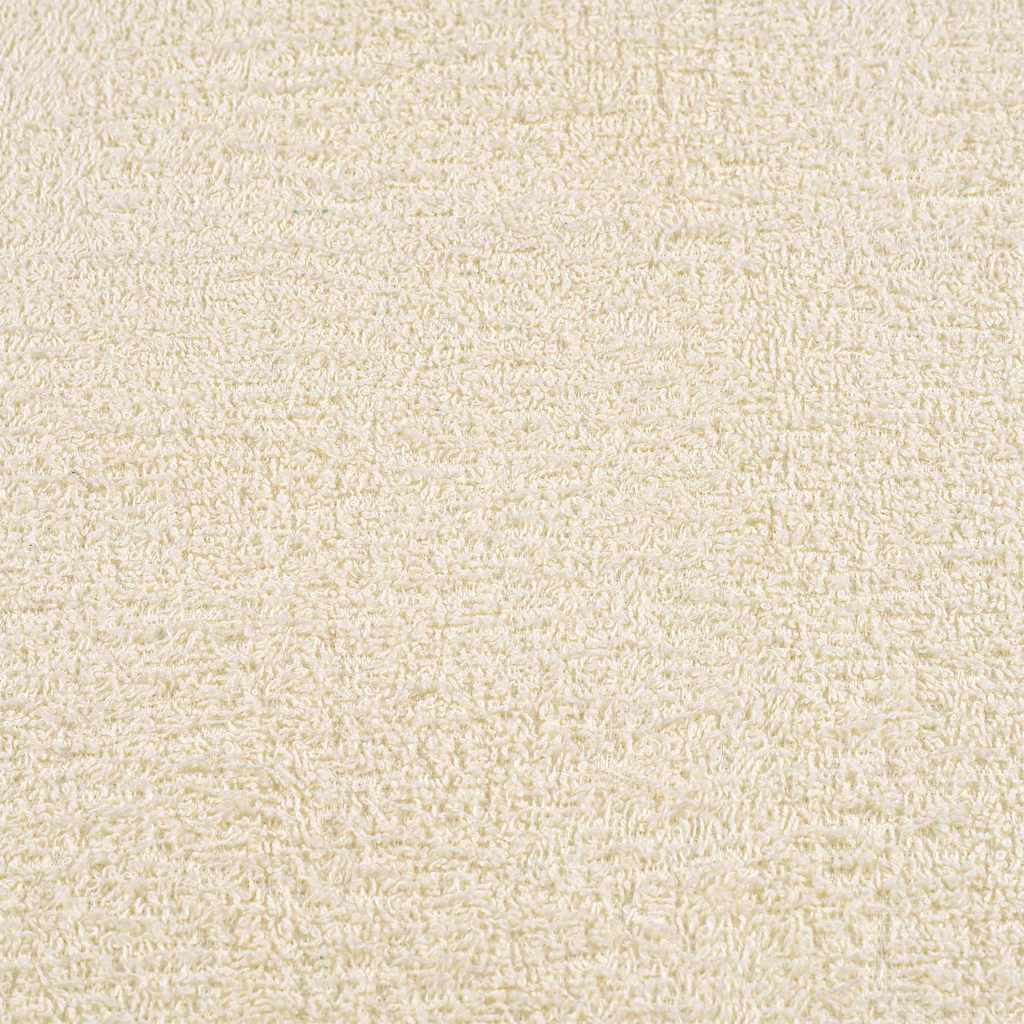 Badehåndklær FROGN 2 stk kremhvit 100x150 cm 360 gsm