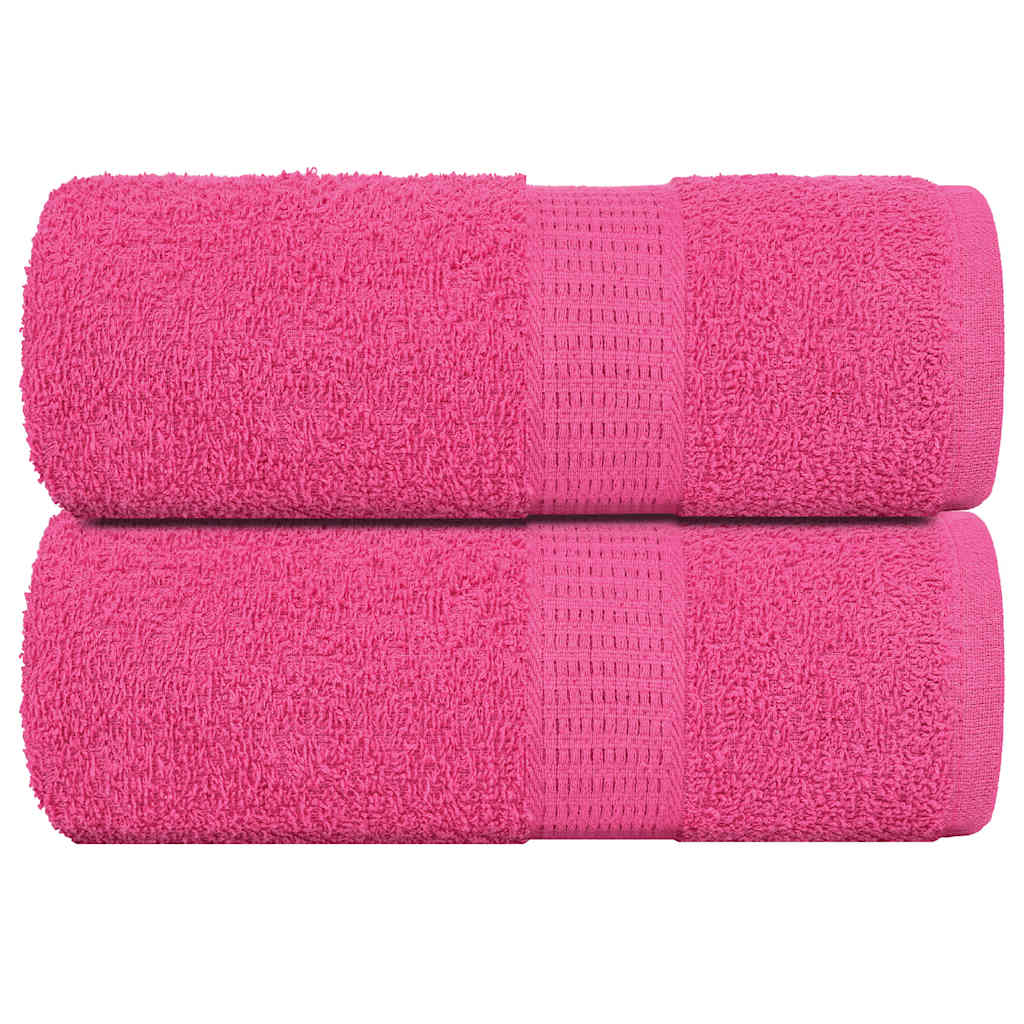 Vaskehåndklær FROGN 2 stk rosa 30x30 cm 360 gsm