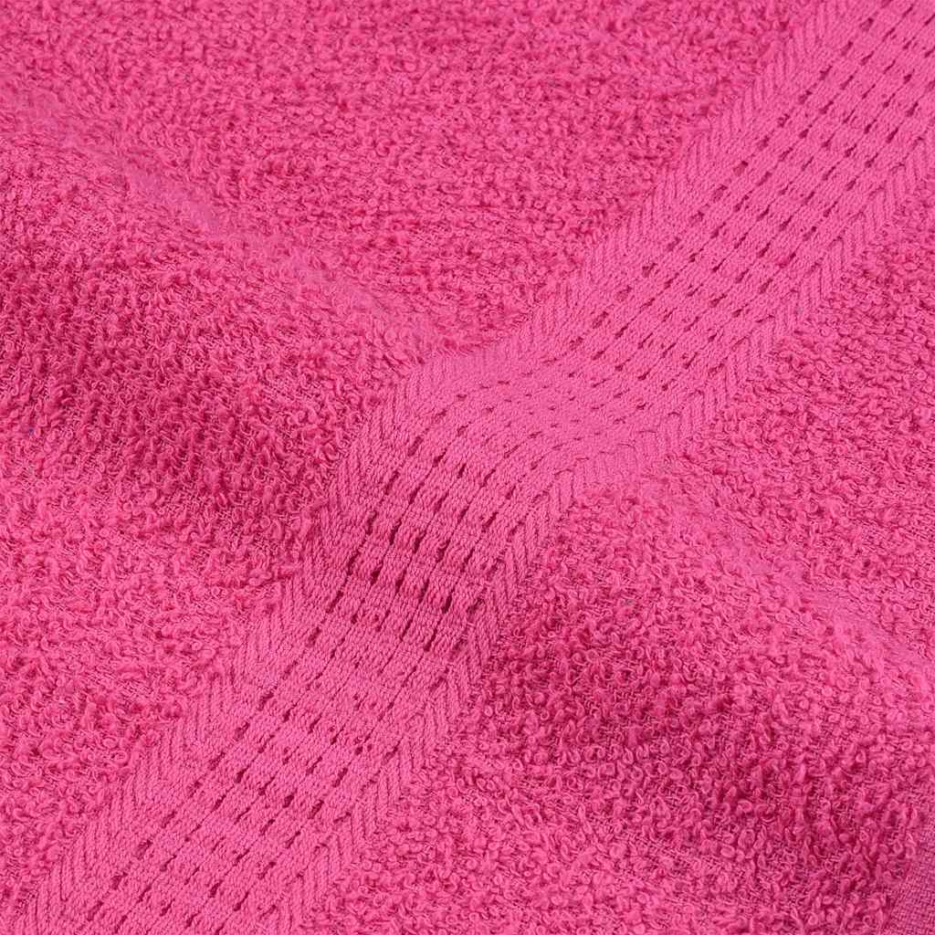 Badehåndklær FROGN 10 stk rosa 100x150 cm 360 gsm