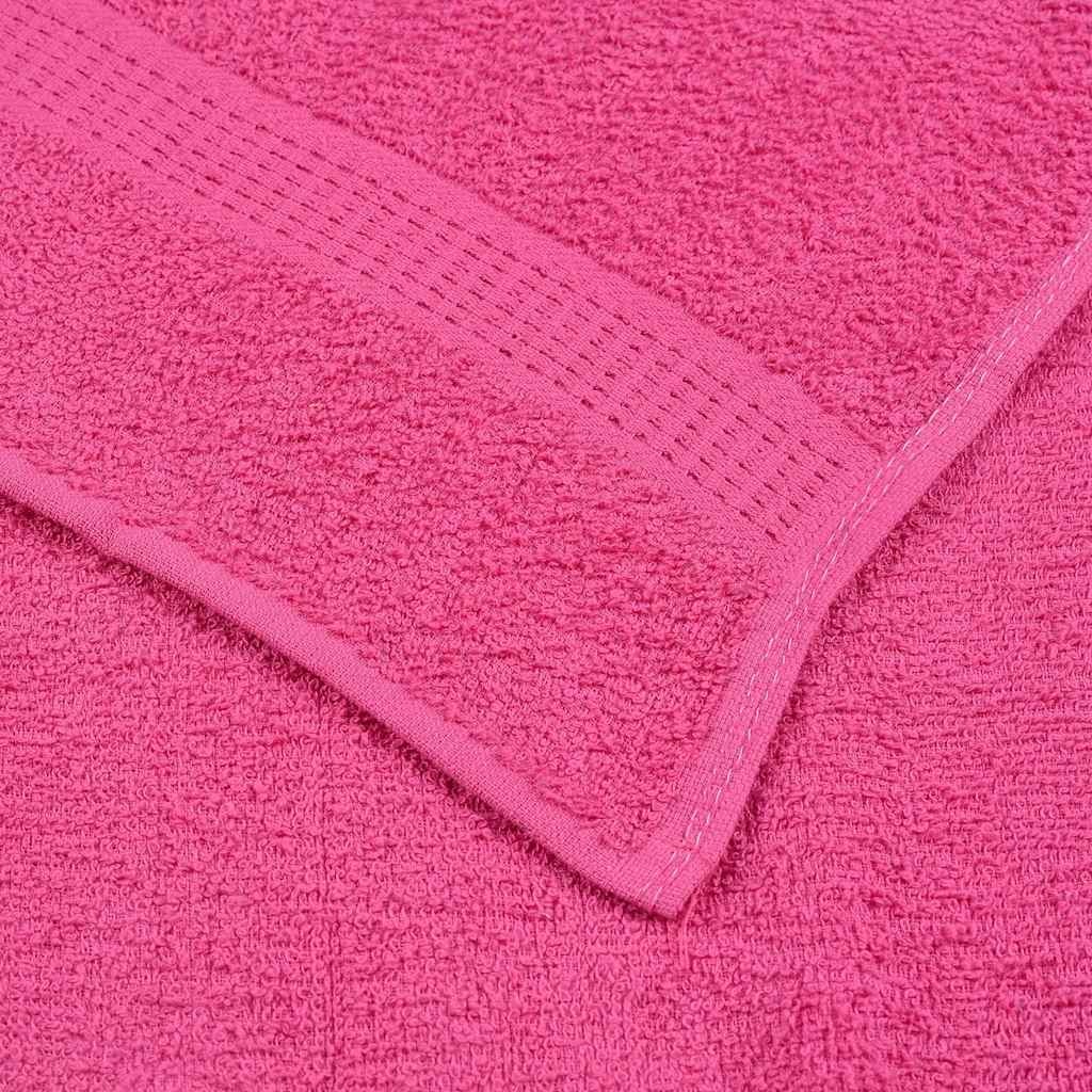 Håndklær FROGN 10 stk rosa 100x200 cm 360 gsm
