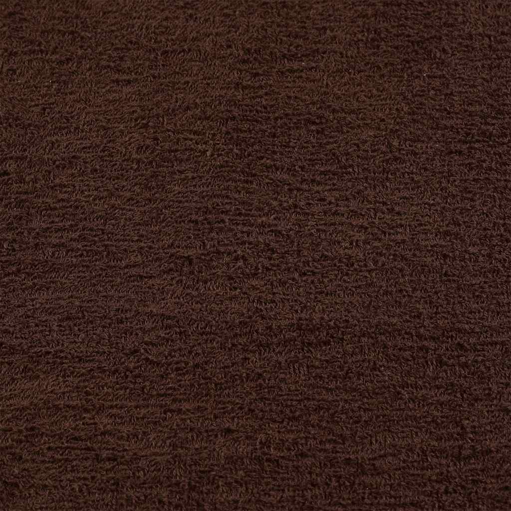 8-delers håndklesett FROGN brun 360 gsm
