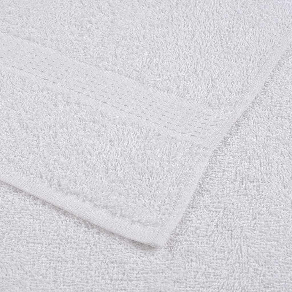 12-delers håndklesett FROGN hvit 360 gsm