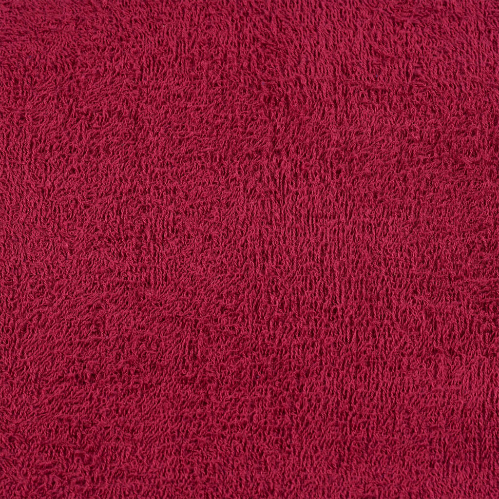 12-delers håndklesett FROGN burgunder 360 gsm
