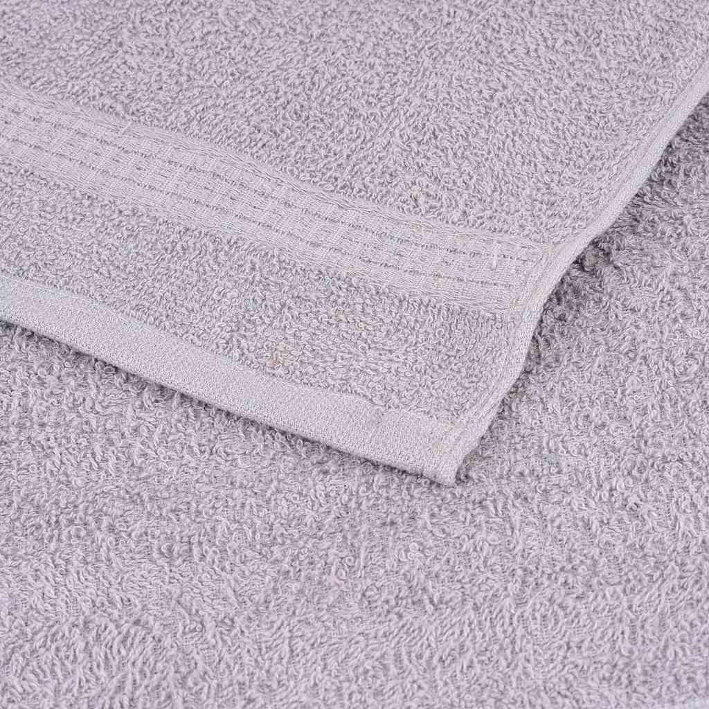 12-delers håndklesett FROGN grå 360 gsm