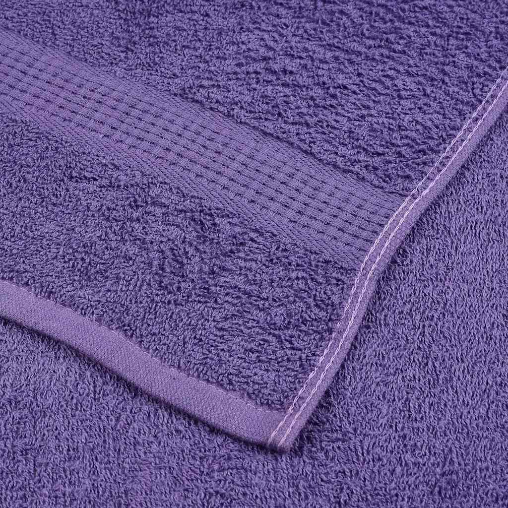 12-delers håndklesett FROGN lilla 360 gsm
