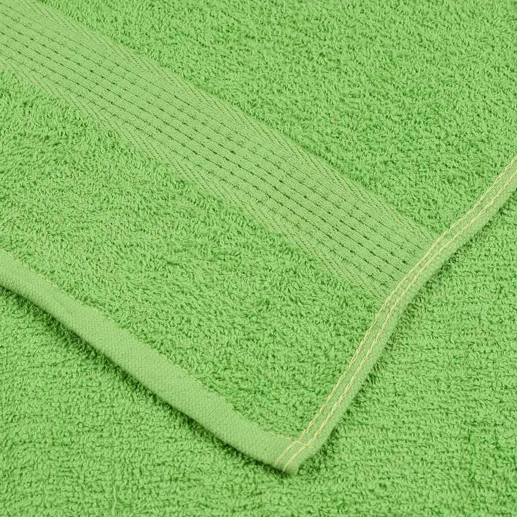 12-delers håndklesett FROGN eplegrønn 360 gsm