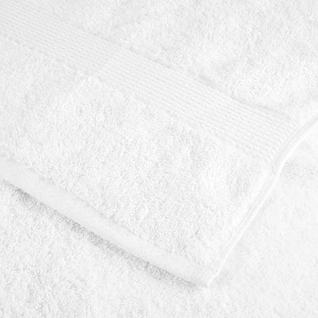 Premium vaskehåndklær SOLUND 2 stk hvite 30x30 cm 600 g/m²