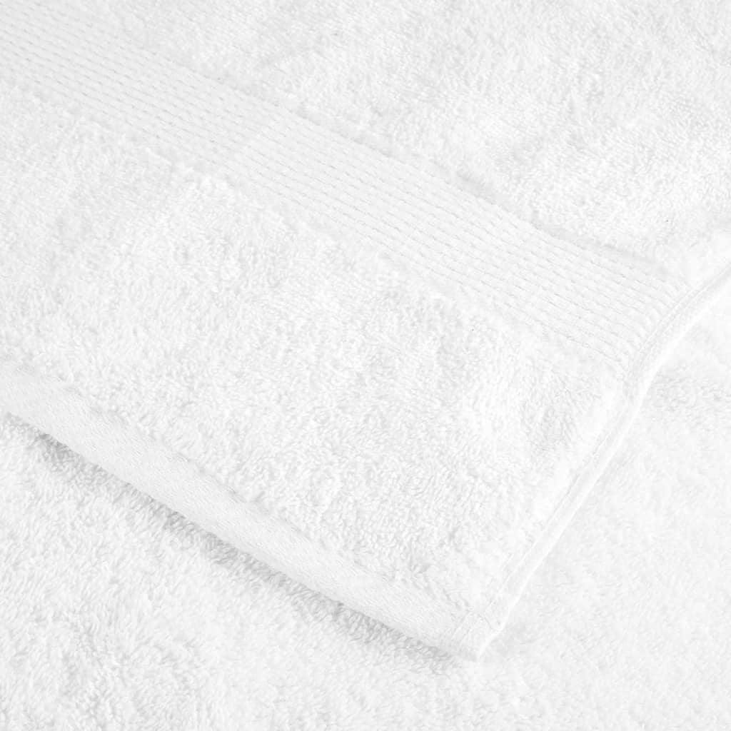 Premium vaskehåndklær SOLUND 50 stk hvite 30x30 cm 600 g/m²