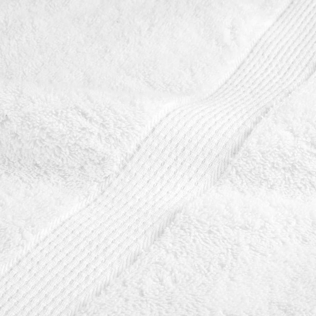 Premium vaskehåndklær SOLUND 50 stk hvite 30x30 cm 600 g/m²