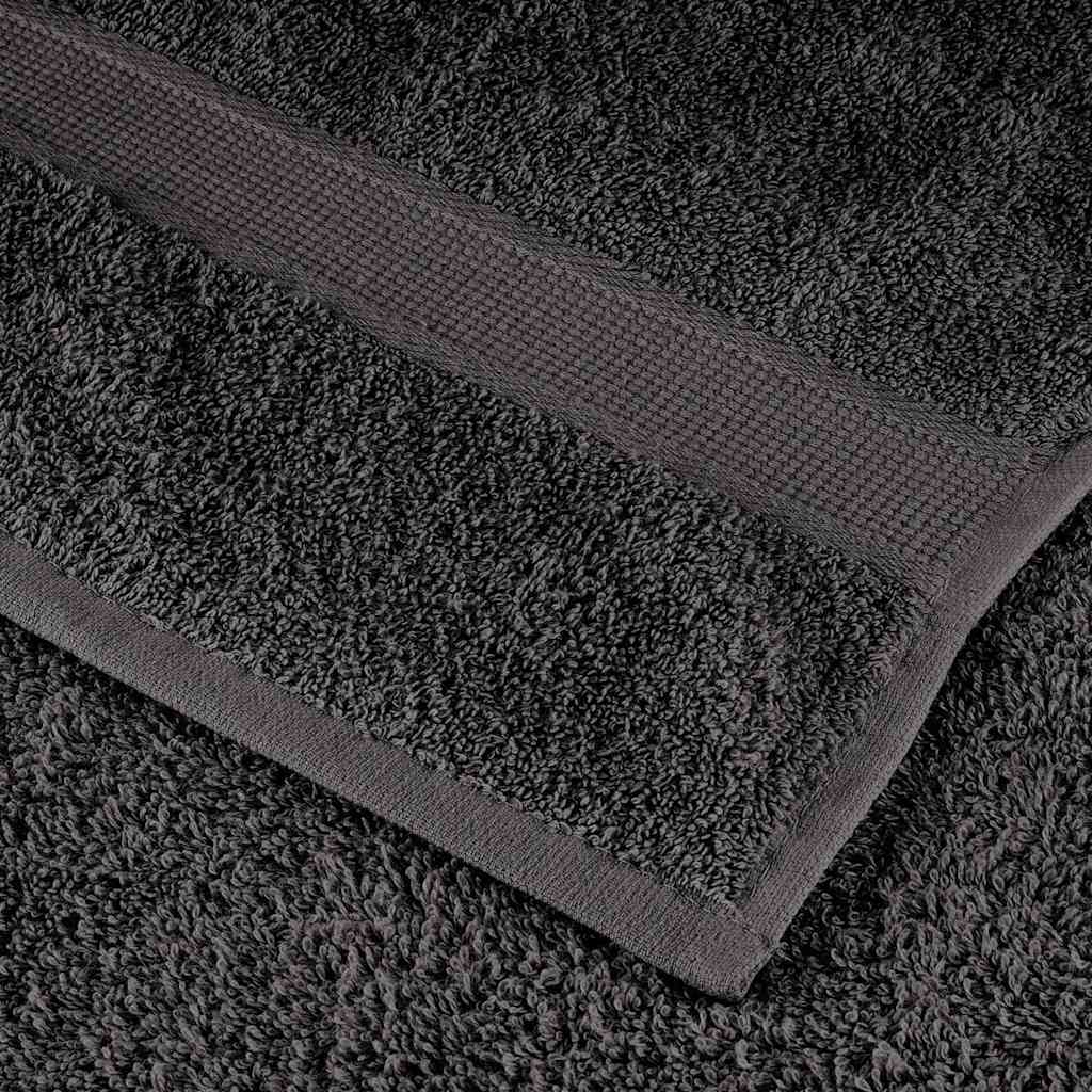 Gjesthåndkle SOLUND 4 stk. Antrasitt 15 x 21 cm 550 gsm