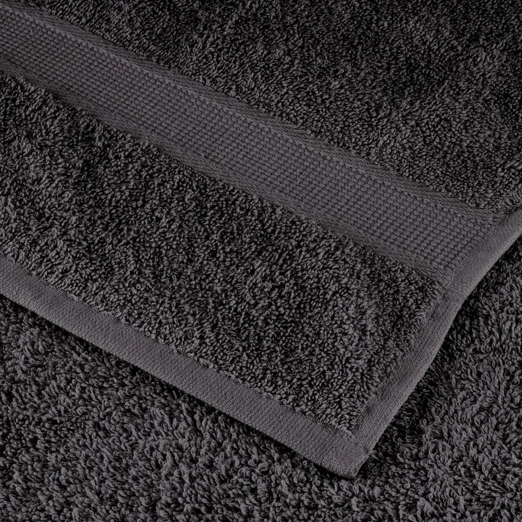 Premium vaskehåndklær SOLUND 4 stk antrasitt 30x30cm 600gsm