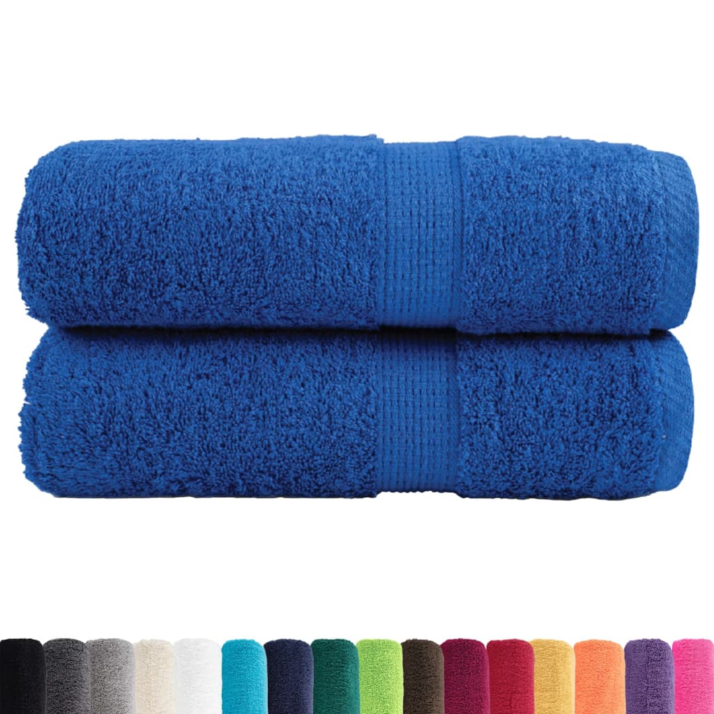 Premium vaskehåndklær SOLUND 2 stk blå 30x30 cm 600 g/m²